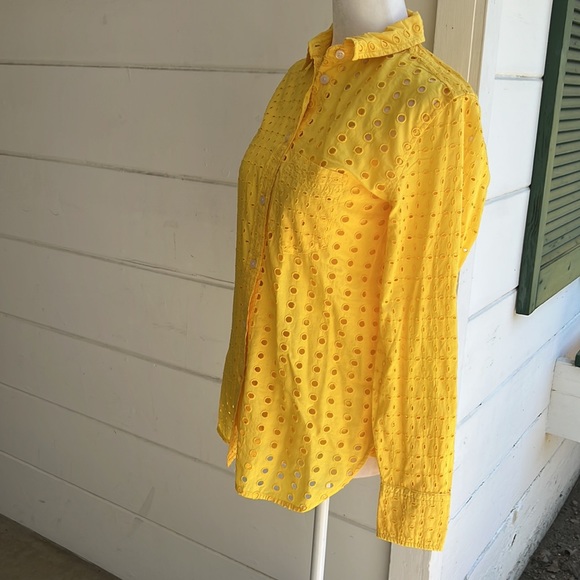 J CREW Eyelet Shirt - Picture 6 of 10